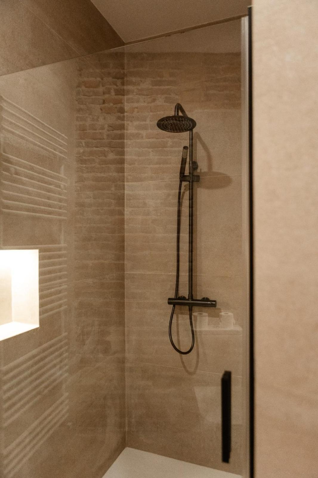 Albany Ancha Hotel León Buitenkant foto A shower rail