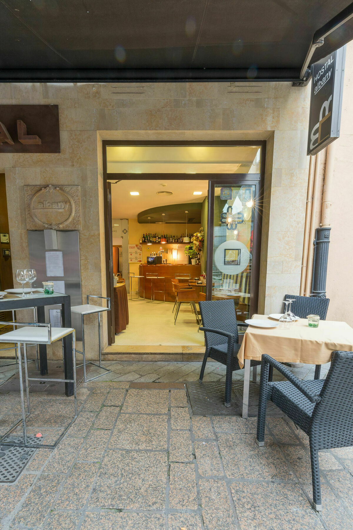 Albany Ancha Hotel León Buitenkant foto Restaurant in Rome